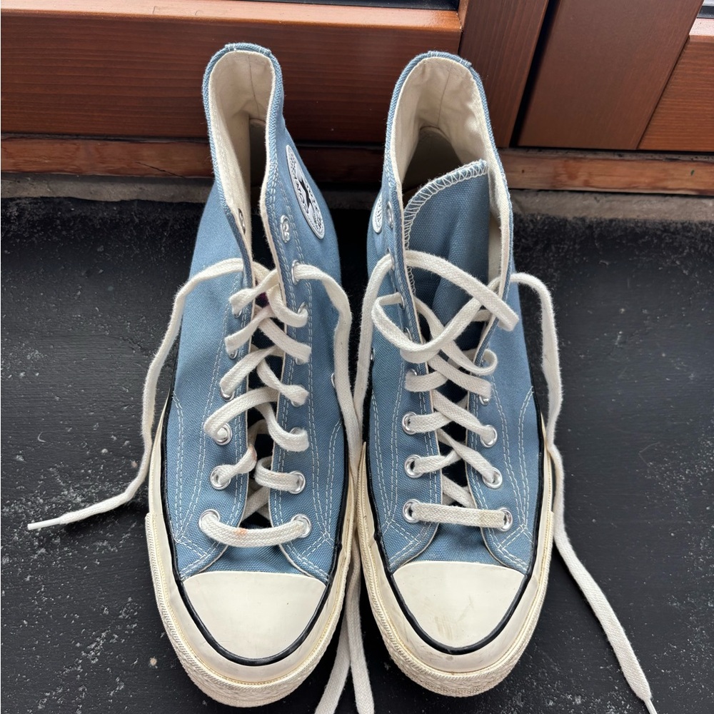 Converse Classic Blue High-Tops - Picture 2 of 5